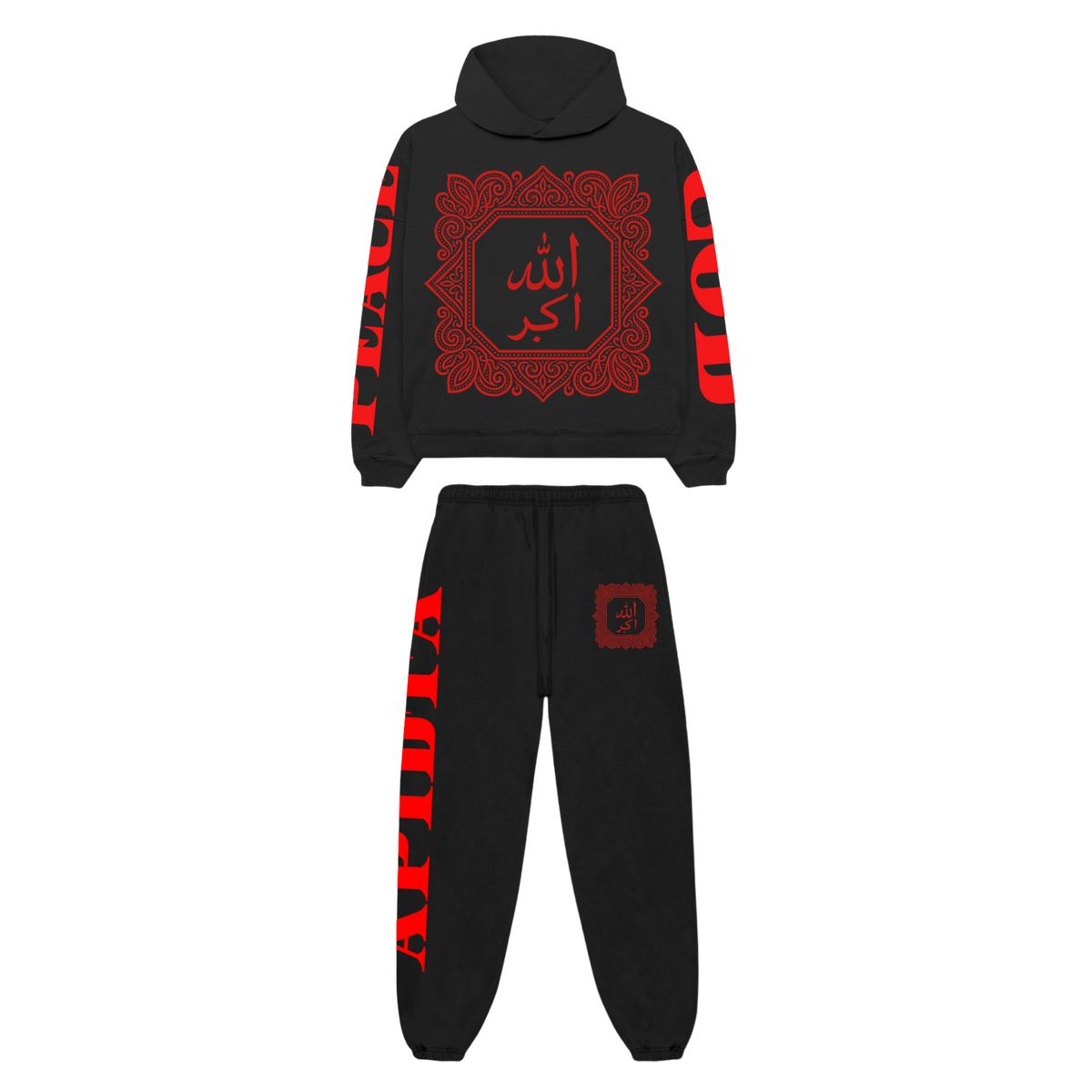 Sacred 7 - الله اكبر Ultra Luxury Hoodie Set