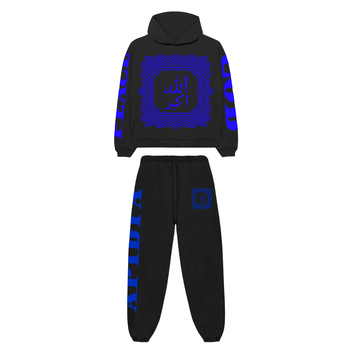 Sacred 7 - الله اكبر Ultra Luxury Hoodie Set