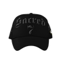 Sacred 7 Embroidered Trucker - Black On Black